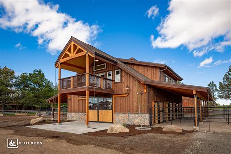 prefabricated barn with living quarters